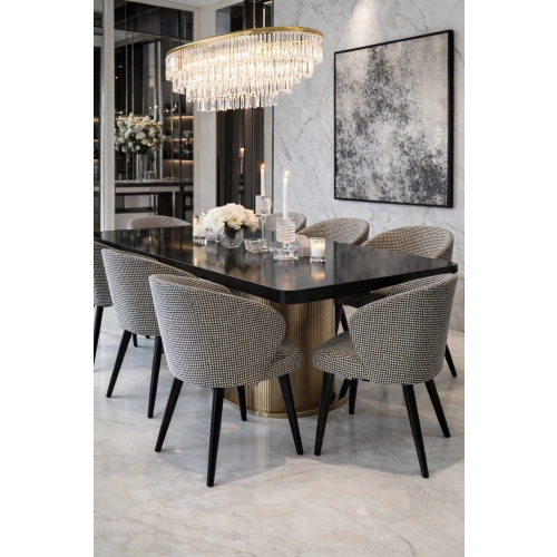 PRODUCENT Krzesło DELUXE  KR-136 Kolory Tkanina Pepitka